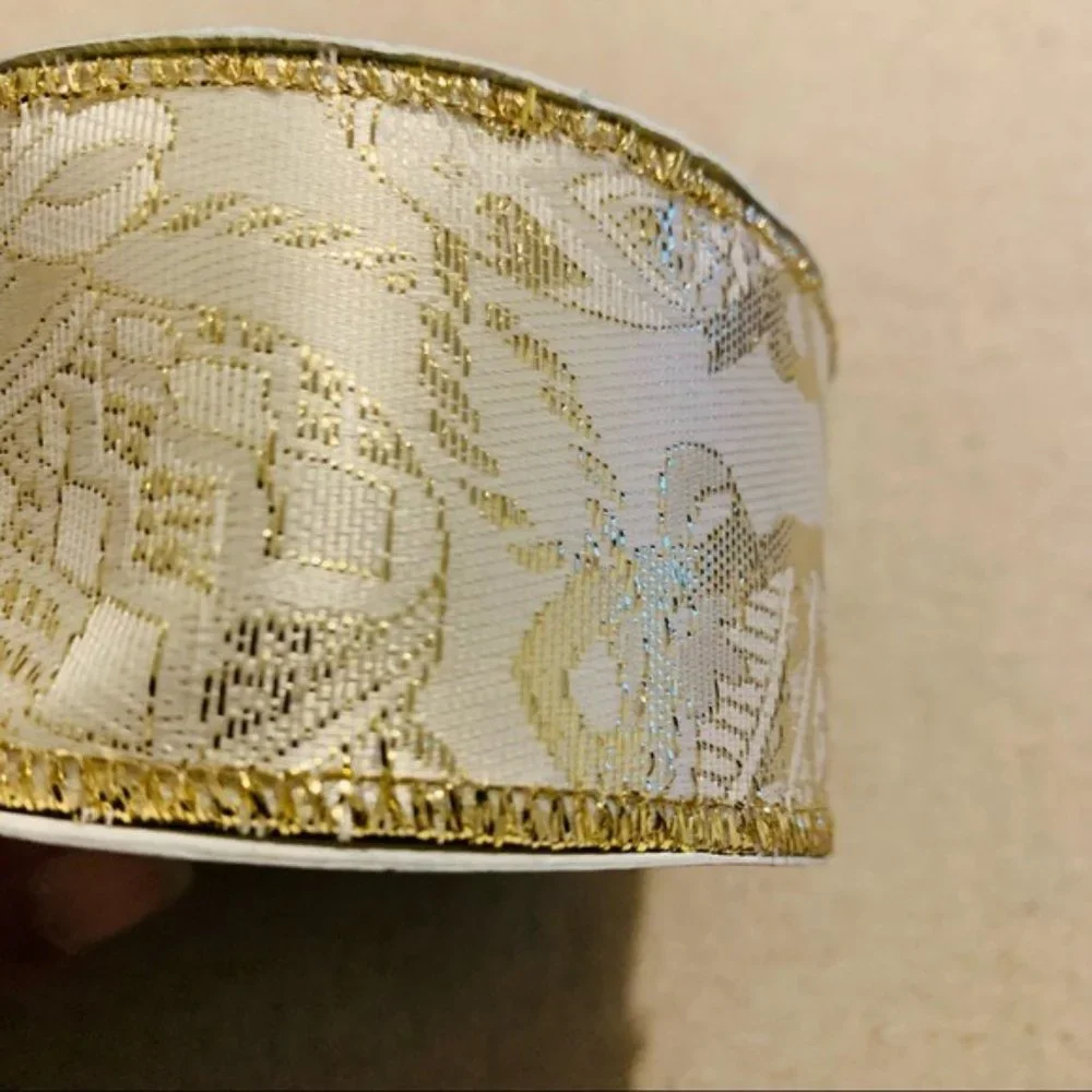 Trim A Tree | Ribbon | Golden Elegance Ornaments